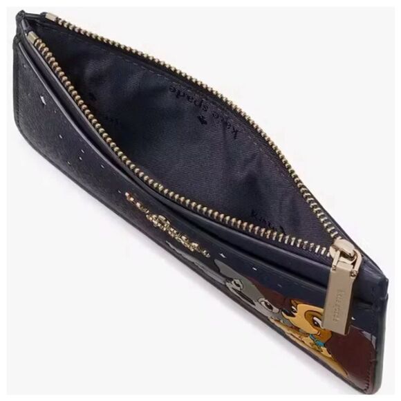 Disney X Kate Spade New York Lady And The Tramp Large Card Holder Wallet Bag - Picture 11 of 12